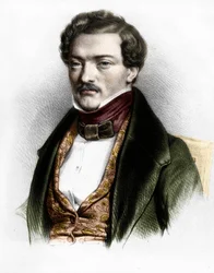 Gilbert-Louis Duprez francia tenor portréja