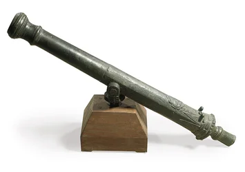 „Lantaka”, Borneo vagy Brunei hajóágyú (bronz)