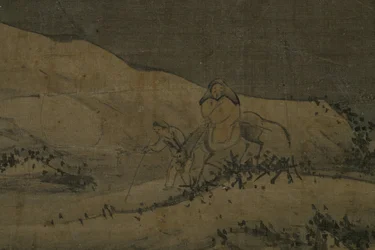 Havas táj, 1368 és 1644 között (tinta, selyem)