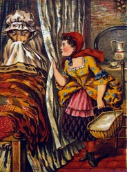 A Piroska. Charles Perrault meséje (1697). Névtelen illusztráció