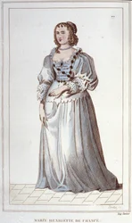 francia Henriette-Marie portréja. Párizs