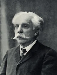 Gabriel (Urbain) Faure (1845-1924). Francia zeneszerző. Egy fénykép után.