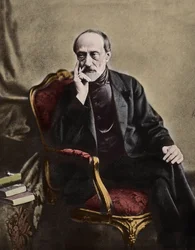 Giuseppe Mazzini (1805-1872), olasz hazafi és politikus - 1864 - Giuseppe Mazzini (1805-1872) olasz republikánus politikus portréja