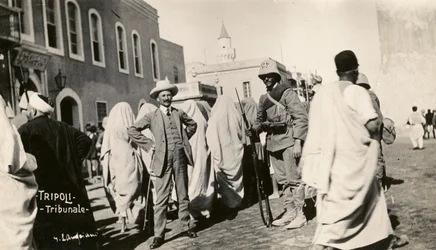 Italo török háború, Tripolitania, emberek és katonák a bíróság előtt
