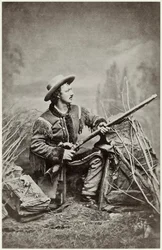 John Baker Omohundro, ismertebb nevén „Texas Jack”, a Konföderációs Hadsereg cowboyja és határ menti felderítője