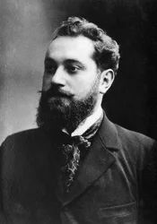 Albert Guillaume (1873-1942) francia festő, illusztrátor és karikaturista portréja.