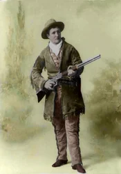 Calamity Jane (1852-1903) portréja (Martha Canary 1852-1903) 1895-ben.