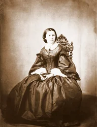 Clara Schumann (1819-1896), Robert Schumann feleségének portréja.