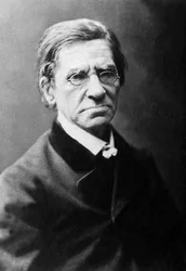 Emile Littre (1801-1881) francia filológus, orvos és politikus portréja.
