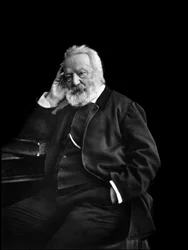 Victor Hugo angol író portréja, kb. 1880