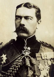 Lord Kitchener, Karthoum (1850-1916), angol katona portréja.