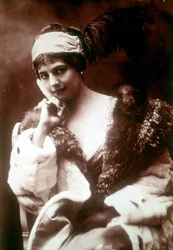 Mata Hari (1876-1917) holland táncos és kalandor portréja