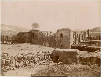 A Szent Negyven Mártír templom romjai, Sebaste (Sivas), Törökország, 1890 körül