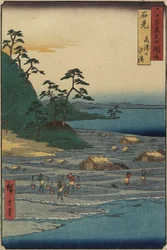 Csónakhíd Toyamában, Etchu_ tartományban, 1853. december
