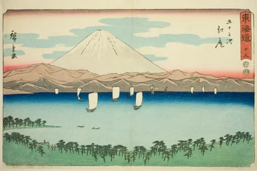 Ejiri – Nem. 19, a "Tokaido ötvenhárom állomása (Tokaido gojusan tsugi)" sorozatból, más néven Reisho Tokaido