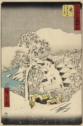 No.38 Yamanaka falu Fujikawában, 1855. július