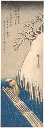 Hó a Sumida folyón