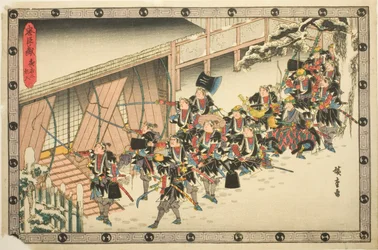 The Night Attack, 2. rész: Betörés (Youchi ni, rannyu), a "The Revenge of the Loyal Retainers (Chushingura)" sorozatból