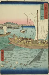 Wakasa producer: Fishing Boat Netting Fat Fish (Wakasa, Gyosen Karei Ami), a "Famous Paces Inte Shi x ty - oh d p love inses" sorozatból