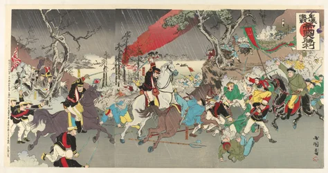 A Japán Birodalom nagy győzelme a phenjani ádáz csatában Heijô megcsókolta teikoku daishôrit