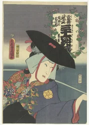 Fox Woman Kuzunoha Kuzunoha kitsune (cím a tárgyon) Kortárs utalások a 36 költőre. (sorozat címe) Tosei mitate sanjurokkasen. (sorozat címe az objektumon)