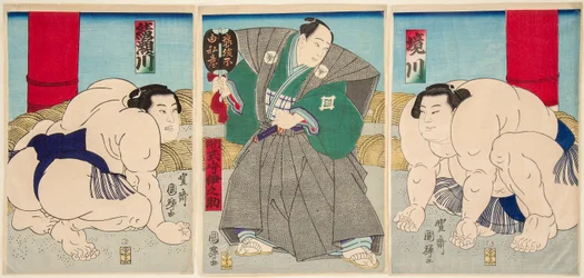 Ez egy kis mező, és ez s u te rs. Kuniteru Utagawa (1808-1876)