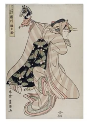 Segawa Michinosuke színész, 1804-1806 körül (fametszet, papír)