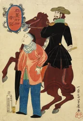 Amerikai lovas és egy kínai, 1861. január