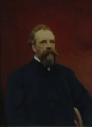 Szergej Mihajlovics Tretyakov portréja 1834-1892, 1895