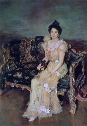 Sofia Mihajlovna Botkina portréja, 1899.