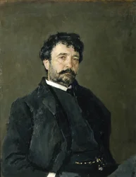 Angelo Masini operaénekes portréja 1844-1926, 1890