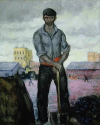 Szénbányász a kikötőben