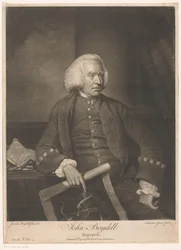 John Boydell portréja John Boydell (cím az objektumon)