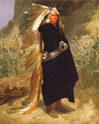 Egy indián törzsfőnök portréja, 1875