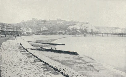 Chalk Cliffs, Dover közelében, 1910