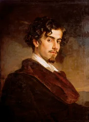 Gustavo Adolfo Becquer spanyol író (1836-1870) portréja