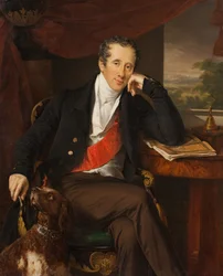 Nyikita Petrovics Panin gróf portréja 1770-1837, 1830-as évek.