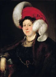 Natalia Alekszandrovna Zubova grófnő portréja 1775-1844, sz. Szuvorova, 1834