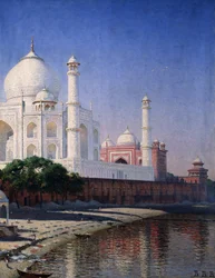 A Taj Mahal Agrában