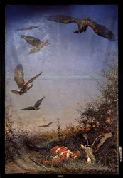 Egy elfeledett katona – Vaszilij Vasziljevics Verescsagin (Vaszilij Verescsagin) (1842-1904) festménye, olaj, vászon
