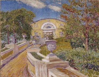 A Naydenov birtokon. Moszkva, 1914