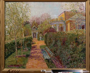 Csapatpavilon – Vaszilij Vasziljevics Perepletcsikov (1863-1918) festménye, olaj, vászon