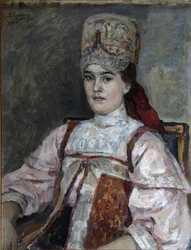 Natalia Fjodorovna Matvejeva portréja, 1908