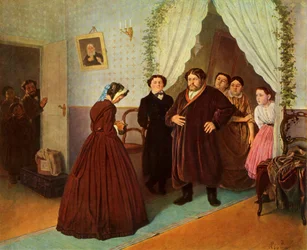„A kormányzónő megérkezik a Kereskedőházba”, 1866, 1965.