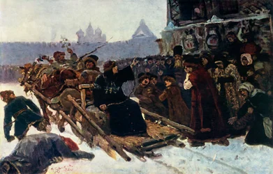 A Boyar Morozova tanulmánya, 1881, 1965.
