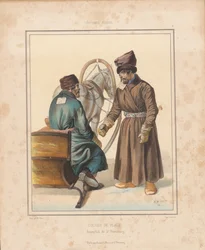 Coachman fogadó Petersburg, a 19. század közepe..
