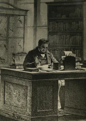 Nyikolaj Ivanovics Grech filológus és kiadó portréja 1787-1867.