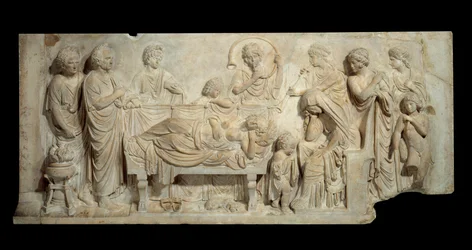 Funebre Bas domborműves márvány szertartás Velencében a 16. század elején Párizs, Louvre Múzeum