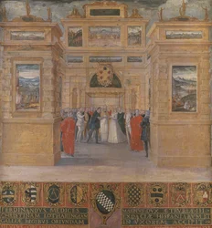 I. de Medici Ferdinánd nagyherceg és Lotharingiai Krisztina esküvője