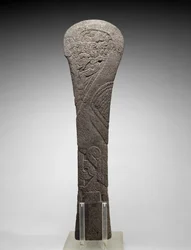Palma vízimadárral, i.sz. 300-1200 (bazalt)
